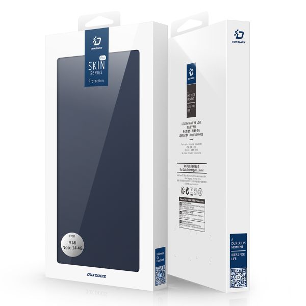 Dux Ducis Étui de téléphone Slim Xiaomi Redmi Note 14 (4G) - Bleu foncé