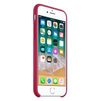Apple Coque en silicone Apple iPhone SE (2022 / 2020) / 8 / 7 - Rose Red