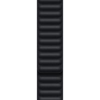 Apple Bracelet Leather Link Apple Watch Series 1 t/m 11 / SE / Ultra (44/45/46/49 mm) - Taille S/M - Midnight