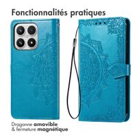 imoshion Etui de télephone Mandala Xiaomi 17 - Turquoise