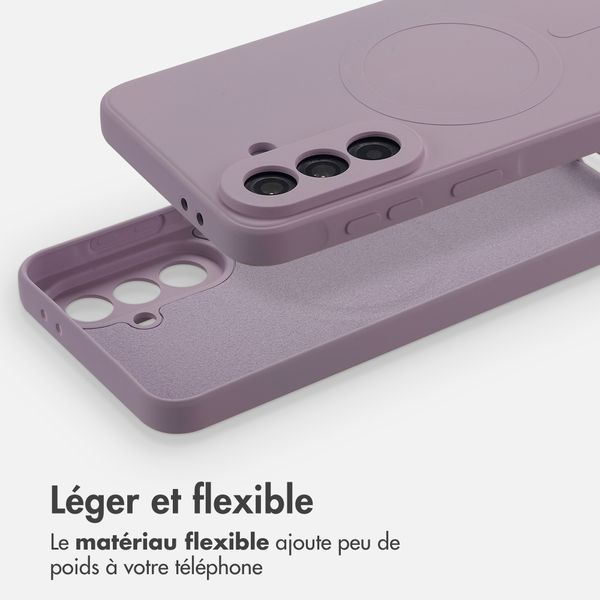 imoshion Coque Couleur avec MagSafe Samsung Galaxy A37 (5G) - Violet