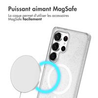 imoshion Coque Pailletée avec MagSafe Samsung Galaxy S25 Ultra - Paillettes Transparent