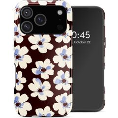 Selencia Coque arrière Vivid avec MagSafe Apple iPhone 17 Pro - Choco Flower Pop