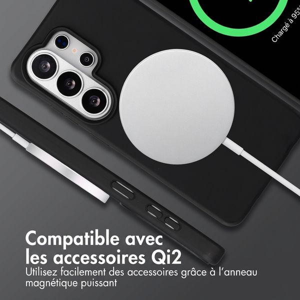 imoshion Coque arrière Color avec cordon amovible et MagSafe Samsung Galaxy S26 Ultra - Noir