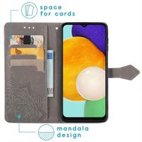 imoshion Etui de télephone Mandala Samsung Galaxy A13 (5G) / A04s - Gris