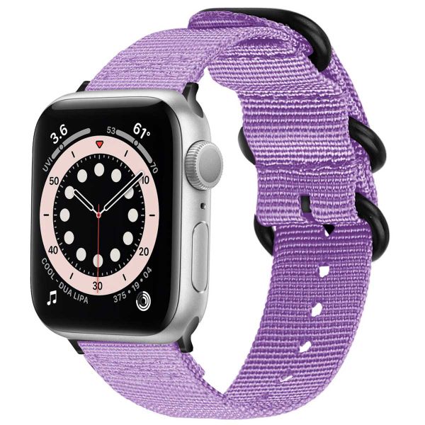 imoshion Bracelet en nylon Apple Watch Series 1-9 / SE - 38/40/41 mm / Series 10 - 42 mm - Violet