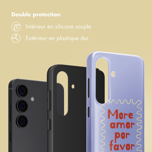 Selencia Coque arrière Vivid Samsung Galaxy S24 - More Amor