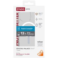 ZAGG Coque Crystal Palace Snap MagSafe iPhone 14 Pro - Transparent