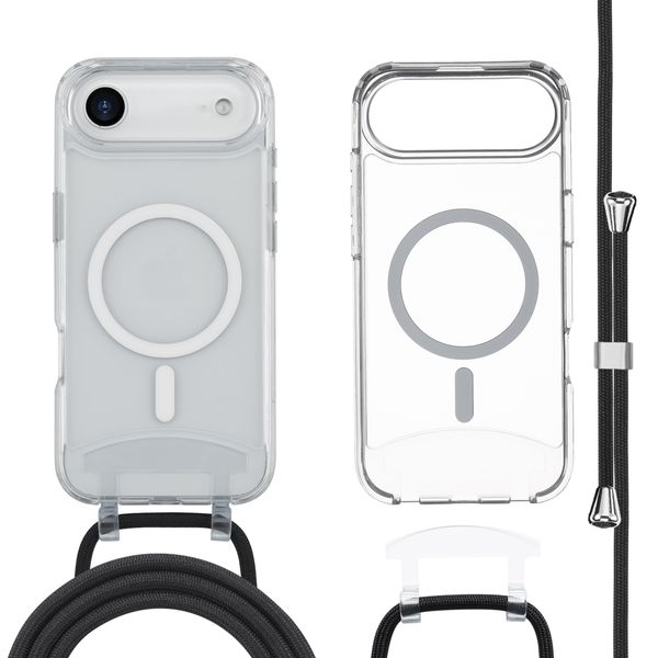 imoshion Coque MagSafe avec cordon amovible Apple iPhone Air - Transparent