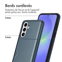 imoshion Coque arrière avec porte-cartes Samsung Galaxy A36 / A56 - Bleu foncé