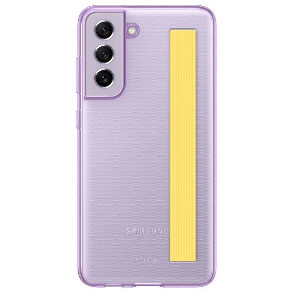 Samsung Original Coque Slim Strap Galaxy S21 FE - Lavender