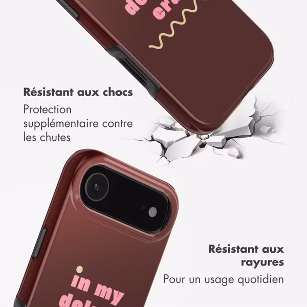 Selencia Coque arrière Vivid avec MagSafe Apple iPhone Air - Delulu