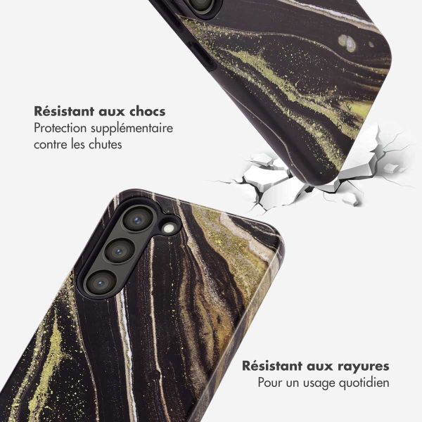 Selencia Coque arrière Vivid Tough Samsung Galaxy S23 - Chic Marble