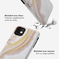 Selencia Coque arrière Vivid Apple iPhone 11 - Chic Marble Gold