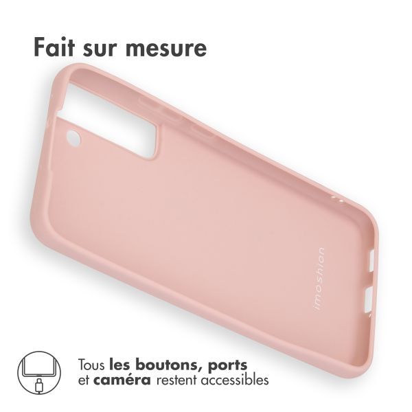 imoshion Coque Couleur Samsung Galaxy S22 Plus - Dusty Pink