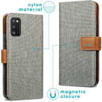 imoshion Étui de téléphone portefeuille Canvas Luxe Galaxy A41