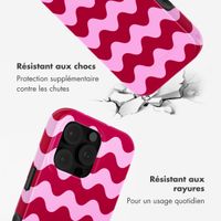 Selencia Coque arrière Vivid Apple iPhone 16 Pro - Wave Vibes Lipstick