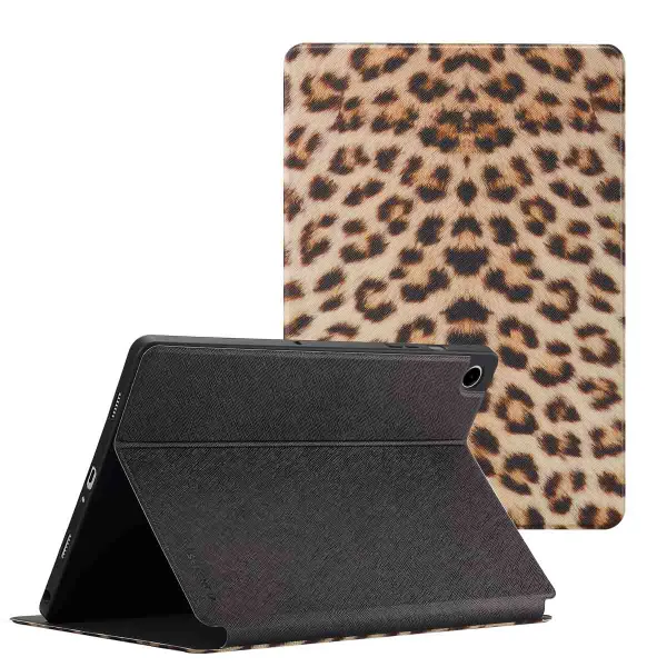 Selencia Coque tablette Vivid Samsung Galaxy Tab A9 Plus - Wild Leo