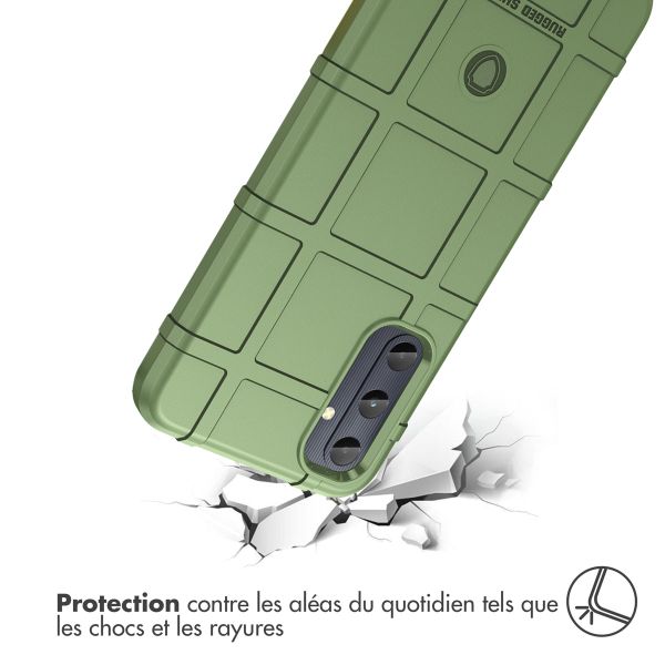 imoshion Coque Arrière Rugged Shield Samsung Galaxy A05s - Vert foncé