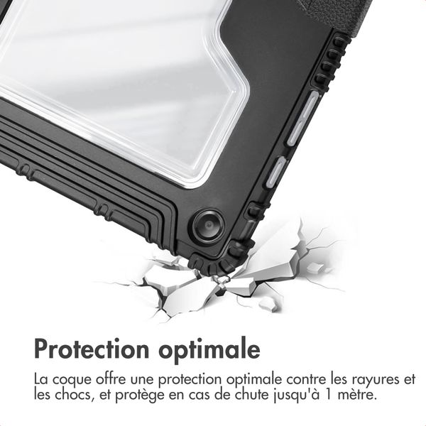 Accezz Coque tablette Rugged Trifold Samsung Galaxy Tab A9 Plus - Noir