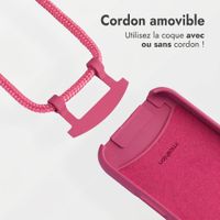imoshion Coque arrière Color avec cordon amovible et MagSafe Samsung Galaxy S26 Ultra - Raspberry