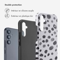 Selencia Coque arrière Vivid Tough Samsung Galaxy A34 (5G) - Trendy Leopard