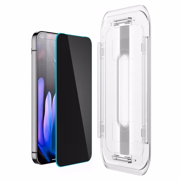 Spigen Protection d'écran en verre trempé GLAStR Privacy Applicator Google Pixel 9 / 9 Pro / 10 / 10 Pro