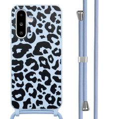 imoshion Coque design en silicone avec cordon Samsung Galaxy A36 / A56 - Animal Lila