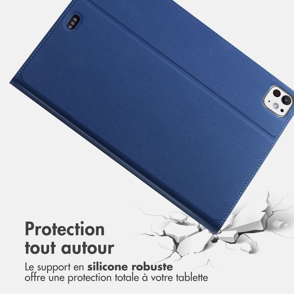 Accezz Coque tablette Classic Apple iPad Pro 11 (2025) M5 / (2024) M4 - Bleu foncé