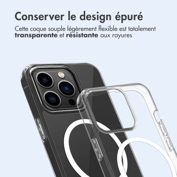 imoshion Coque arrière de protection avec MagSafe Apple iPhone 12 Pro Max - Transparent