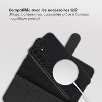Selencia Étui portefeuille amovible Olyn avec MagSafe Samsung Galaxy A57 (5G) - Noir