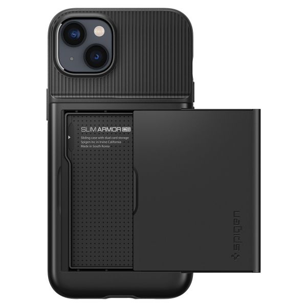 Spigen Coque Slim Armor CS iPhone 14 - Noir