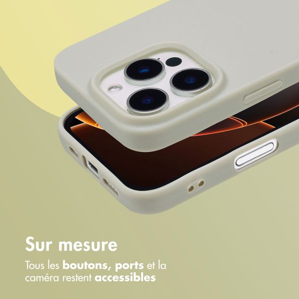 imoshion Coque Couleur Apple iPhone 16 Pro - Gris
