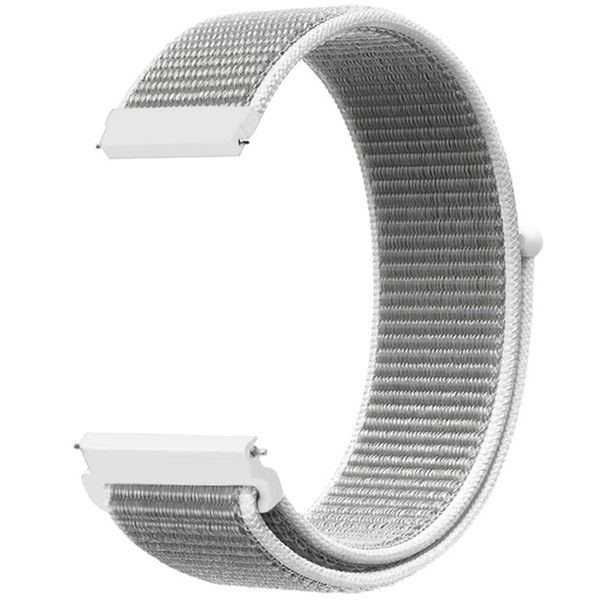 imoshion Bracelet en nylon Samsung Galaxy Watch 4 / 5 / 6 / 7 / FE (20 mm) - Blanc