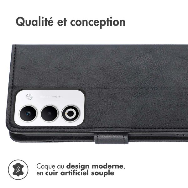 imoshion Étui de télephone portefeuille Oppo A5 5G (2025) - Noir