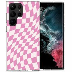 imoshion Coque Design Samsung Galaxy S23 Ultra - Retro Pink Check