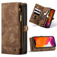 CaseMe Etui de téléphone de luxe en cuir deux iPhone 12 Pro Max