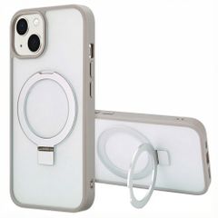 Accezz Coque Ring Stand avec MagSafe Apple iPhone 14 - Gris