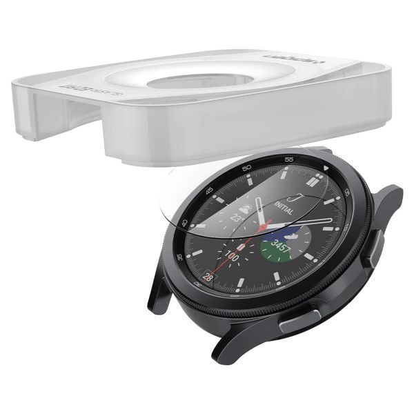 Spigen Protection d'écran EZ FIT Glas.tR avec applicateur Samsung Galaxy Watch 4 Classic - 42 mm - Transparent