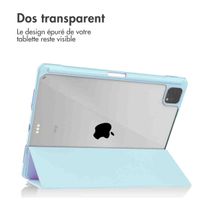 imoshion Coque tablette rigide Trifold Apple iPad Pro 12.9 (2018/2020/2021/2022) - Bleu clair