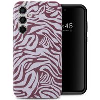 Selencia Coque arrière Vivid Tough Samsung Galaxy A55 - Trippy Swirl Dark Rose