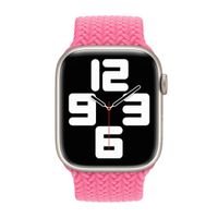 Apple Bracelet Solo tressé Apple Watch | 38/40/41/42 mm - Taille 3 - Flamingo