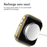 imoshion Coque rigide brillante à couverture complète pour Apple Watch Series 1 / 2 / 3 - 38 mm - Or