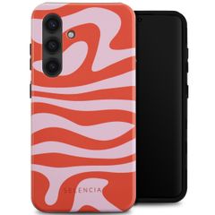 Selencia Coque arrière Vivid Samsung Galaxy S24 - Dream Swirl Pink