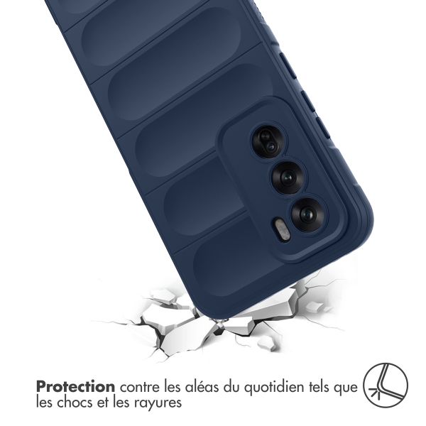 imoshion Coque arrière EasyGrip Oppo Reno 12 Pro - Bleu foncé