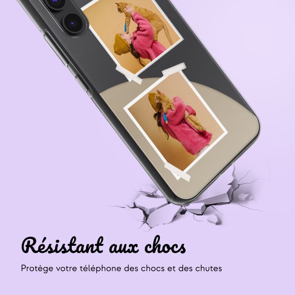 Coque personnalisée avec pellicule N°2 Samsung Galaxy A54 (5G) - Transparent