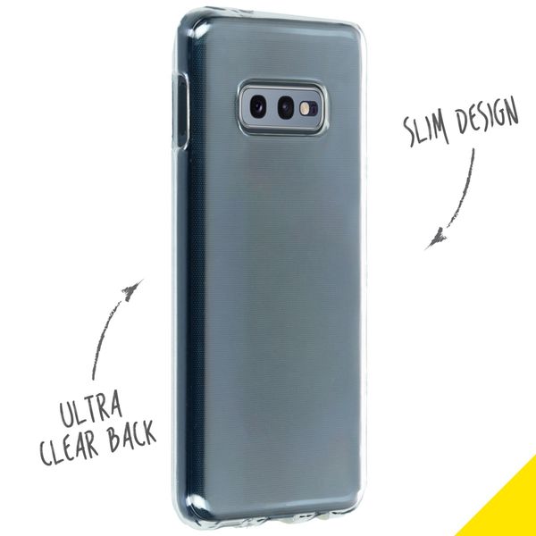 Accezz Coque Clear Samsung Galaxy S10e - Transparent