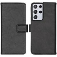 imoshion Étui de télephone portefeuille de luxe Samsung Galaxy S21 Ultra - Noir