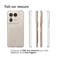 Accezz Coque Clear Motorola Edge 50 Ultra - Transparent