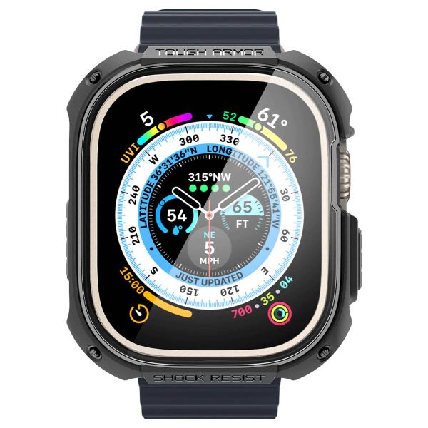 Spigen Coque Tough Armor™ Apple Watch Ultra / Ultra 2 / Ultra 3 - 49 mm - Noir